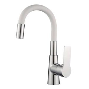 Baterija za umivaonik + set za ugradnju hrom/bijela Inter Ceramic Alisado MG