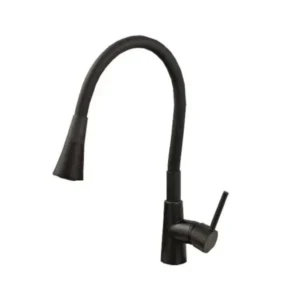 Baterija za sudoper+set za ugradnju mat crna Inter Ceramic Havana MG