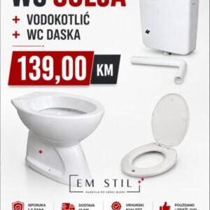 WC Set - wc šolja, vodokotlić i wc daska