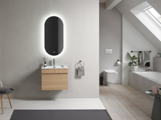 Umivaonik sa ormaric,kupatilski ormaric LUMA 60cm 613x464x480 I - Image 3