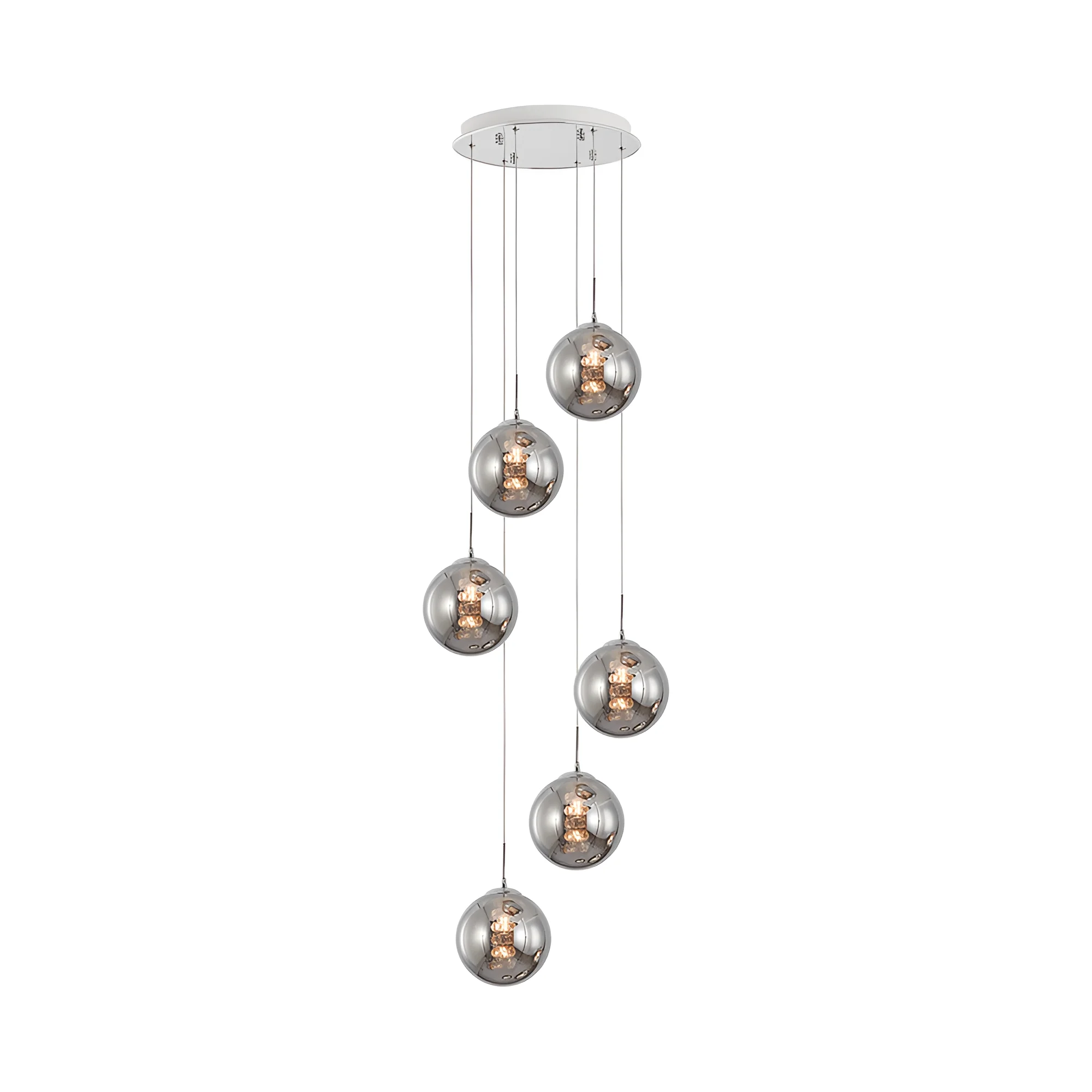 Braytron Glass S003 visilica G9, hrom, dimljeno sjenilo – BV01-00032