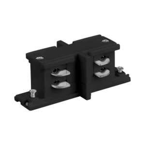 Braytron TrackRail ravni konektor za šinu, crni, trofazni - BY40-00341