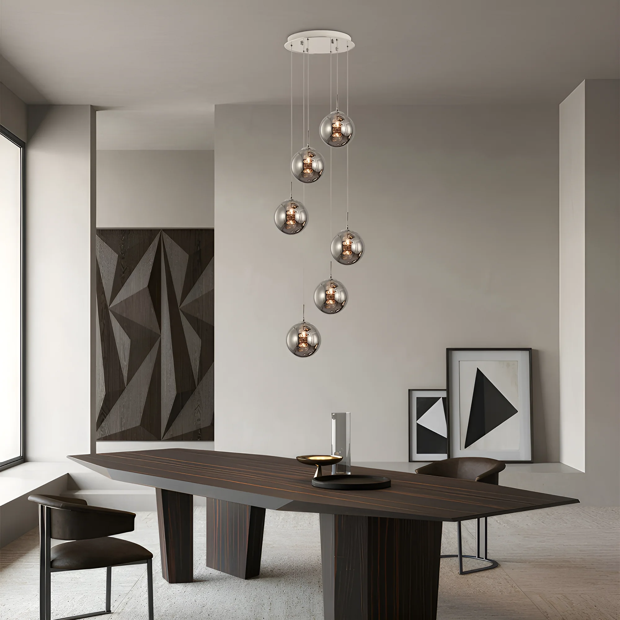 Braytron Glass S003 visilica G9, hrom, dimljeno sjenilo – BV01-00032 - Image 2