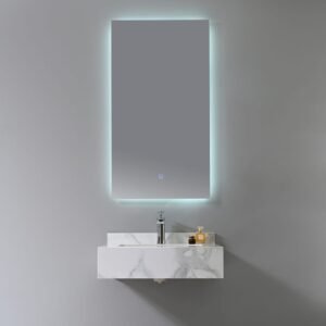 Umivaonik + LED ogledalo 60cm carrara GAJA V