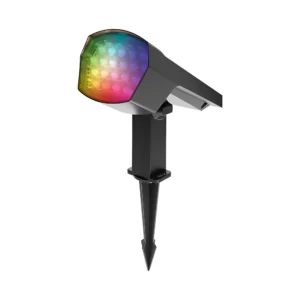 Solarna LED ubodna svjetiljka 12 W siva RGB IP65 s prigušivanjem Braytron BG36-00592