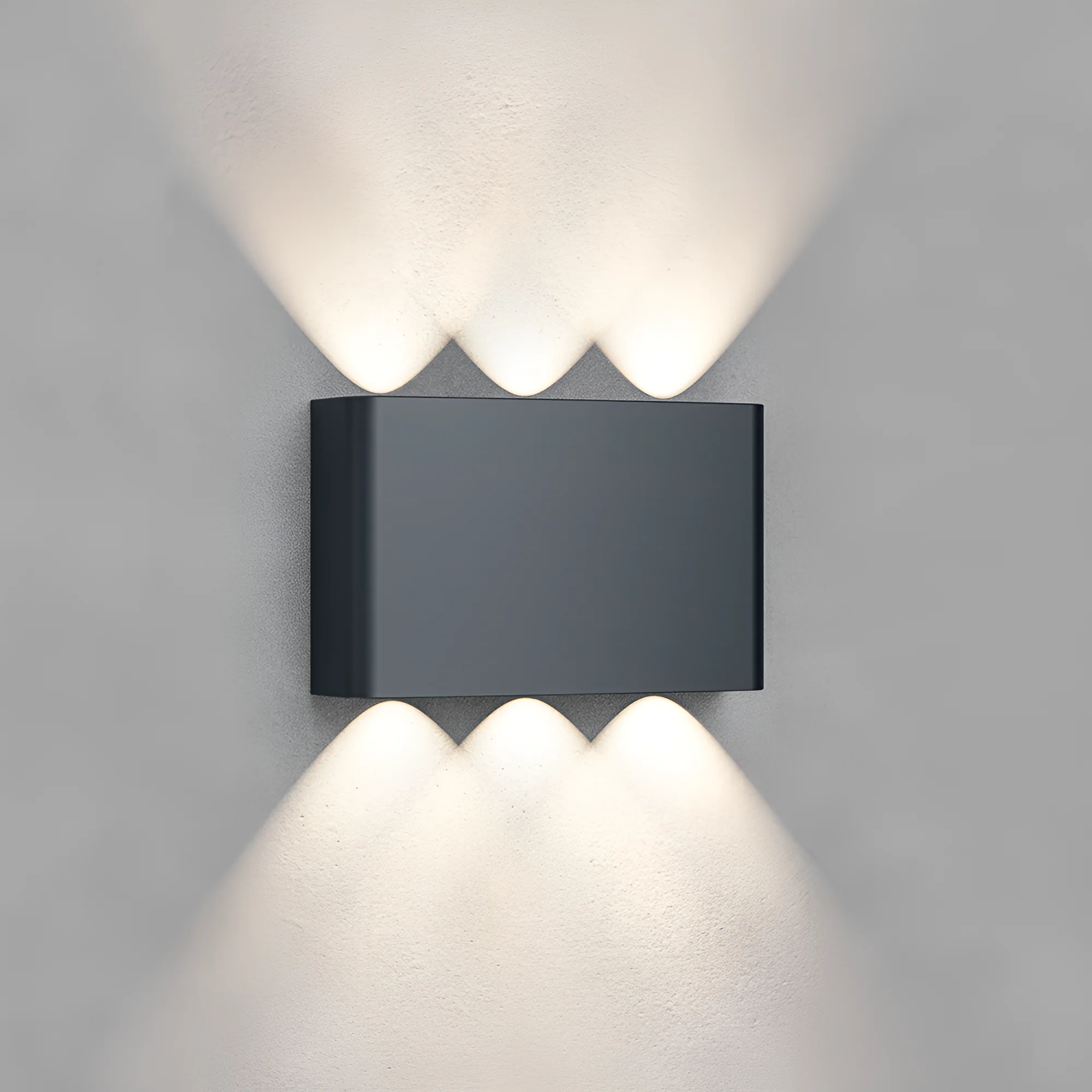 LED zidna svjetiljka maks. 6 × 1 W siva 3CCT IP65 Braytron BG38-03382 - Image 2