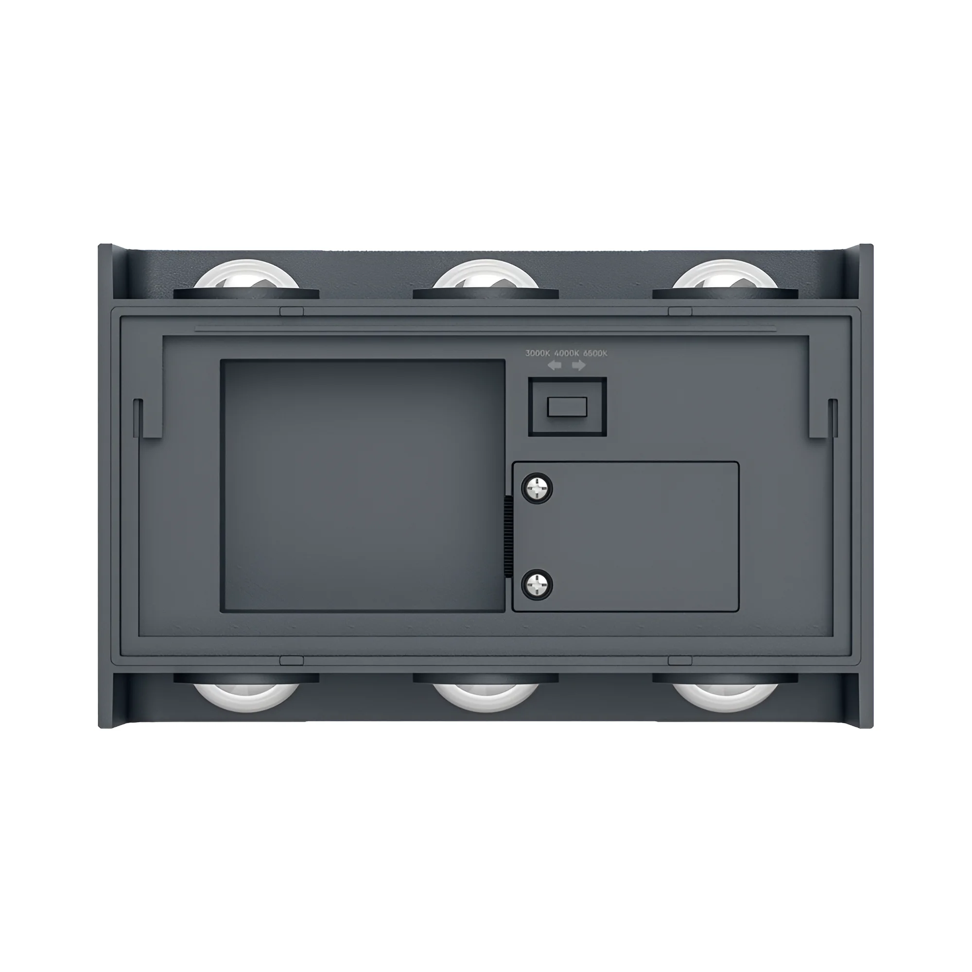 LED zidna svjetiljka maks. 6 × 1 W siva 3CCT IP65 Braytron BG38-03382 - Image 5