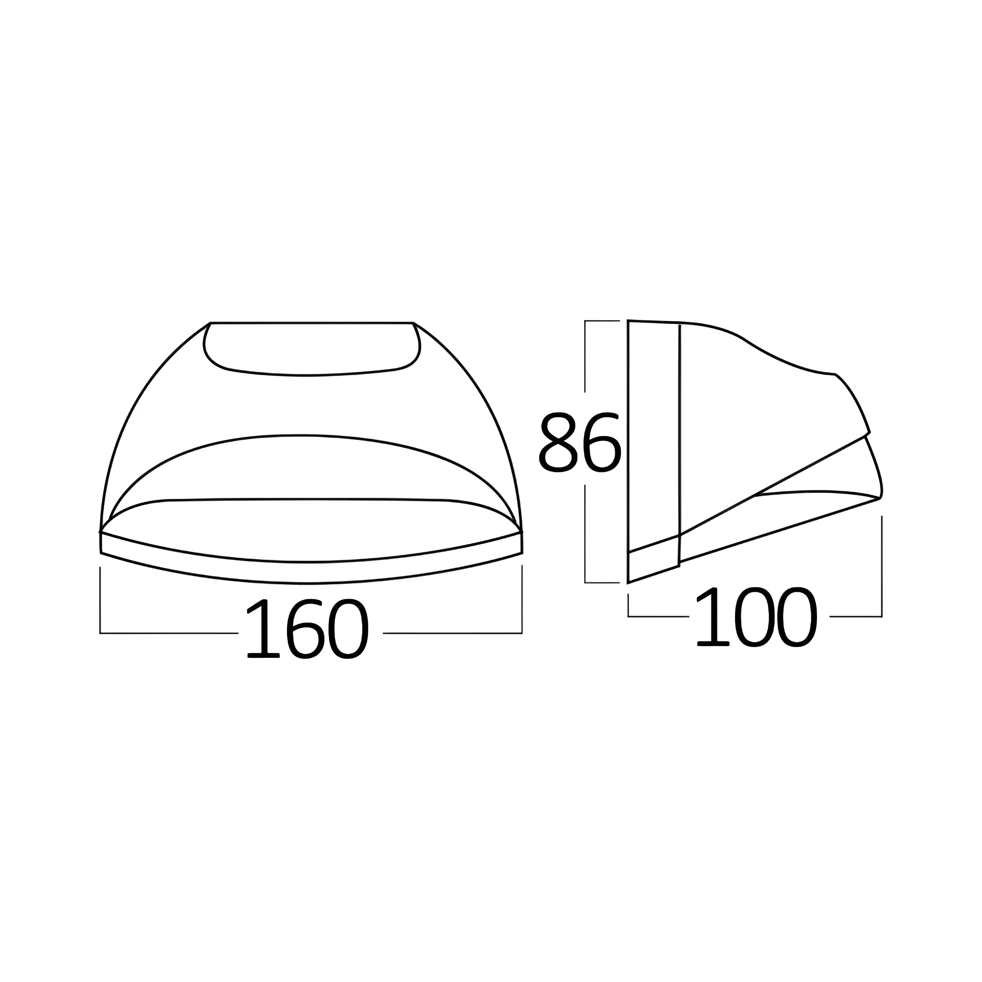 LED zidna svjetiljka 7 W 3000 K IP54 Braytron BG40-00502 - Image 5