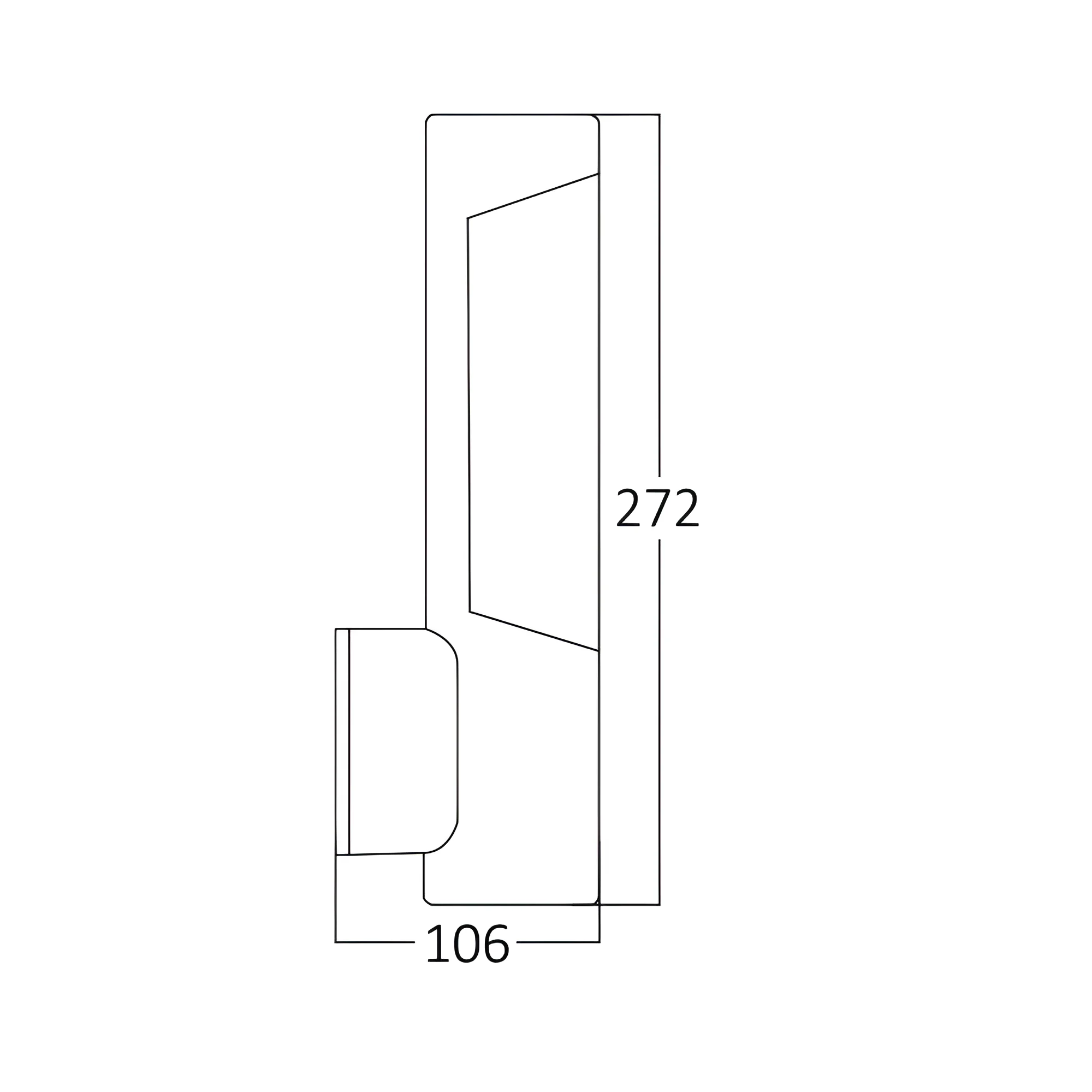 LED zidna svjetiljka 7 W 3000 K IP54 Braytron BG43-00902 - Image 5