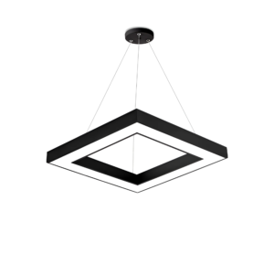 Braytron Blade LED visilica kvadratna 45 W, 3CCT, crna, dimabilna, sa daljinskim upravljačem – BH16-07291