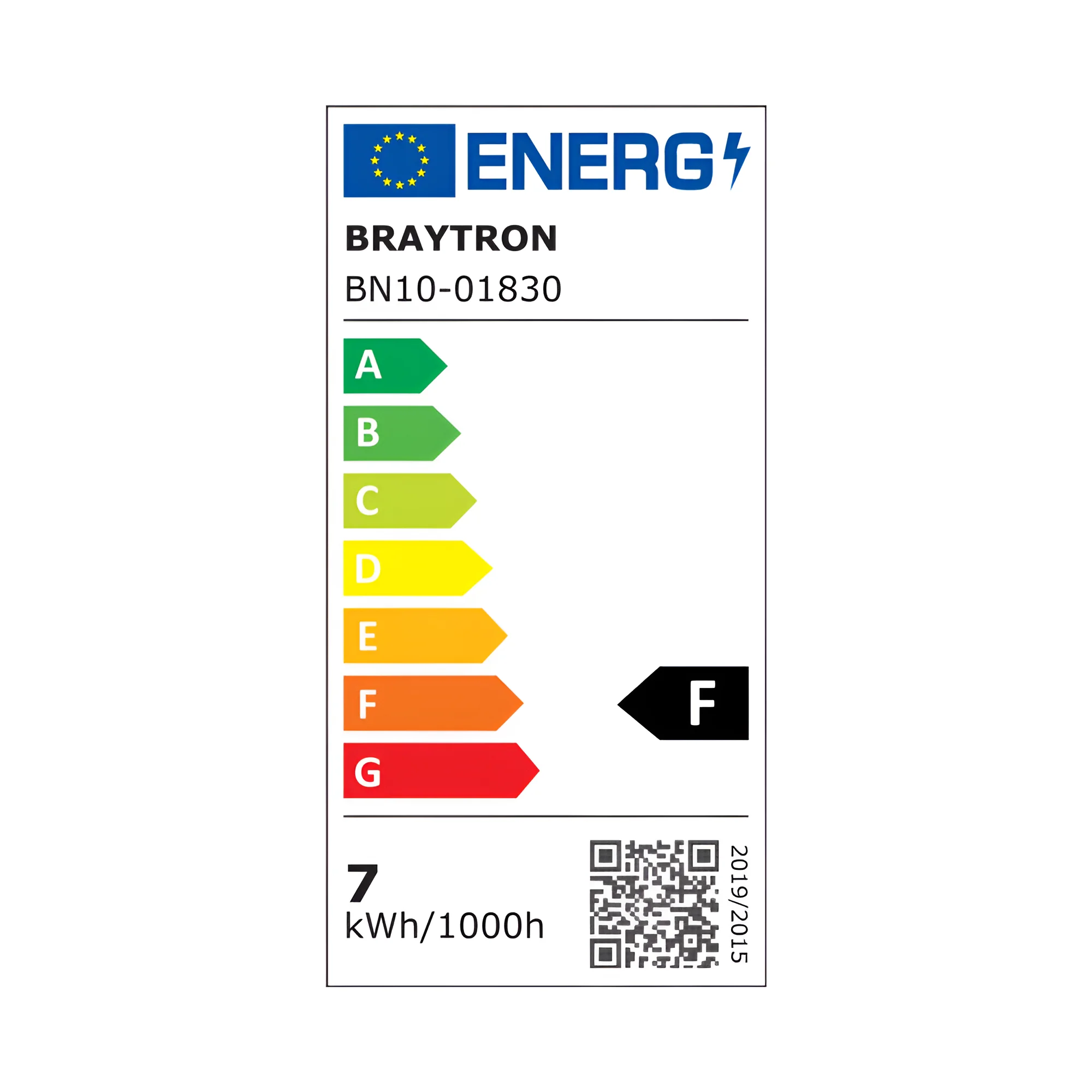 LED linijska svjetiljka 440 mm 7 W bijela 6500 K Braytron BN10-01830 - Image 5