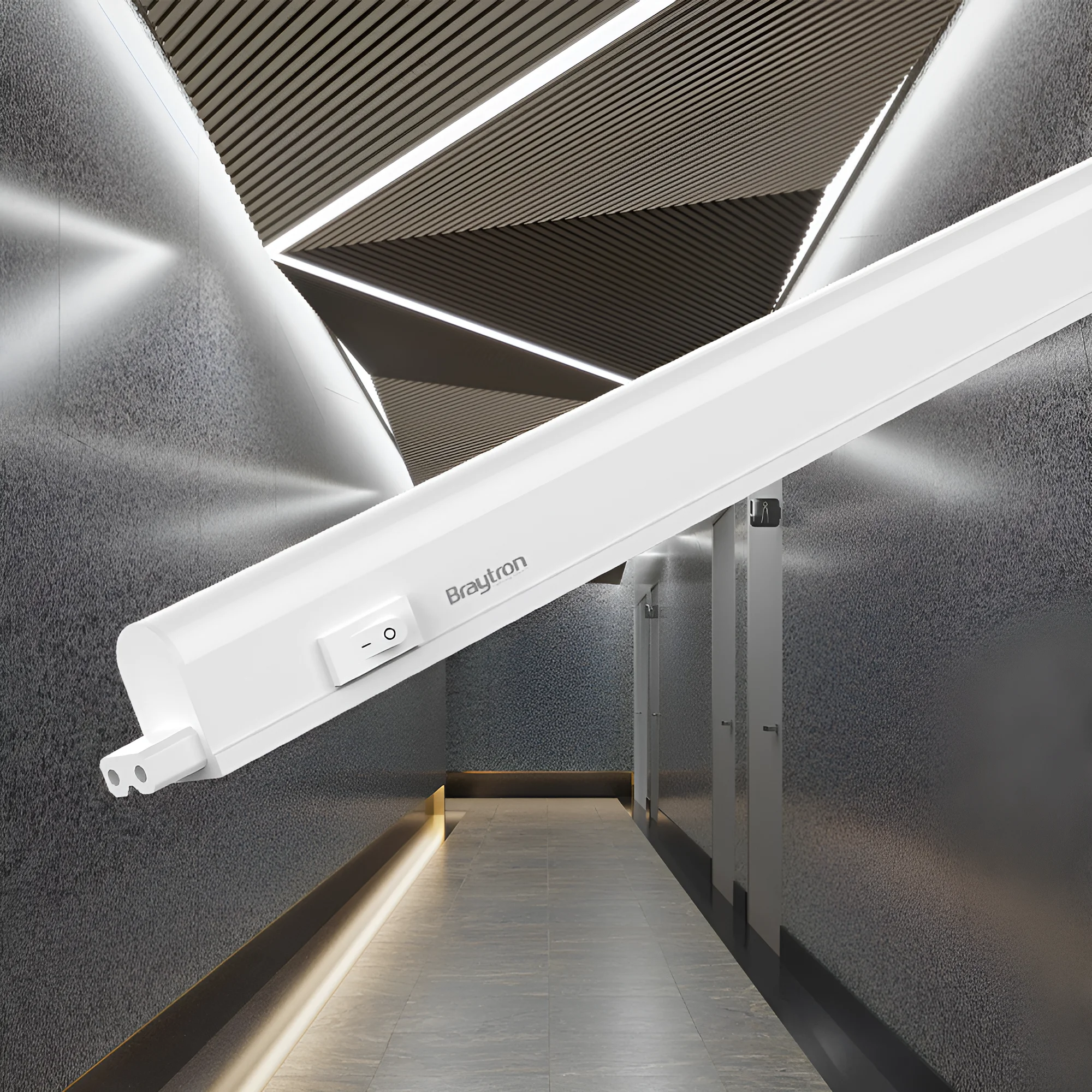 LED linijska svjetiljka okrugla 14 W bijela 4000 K Braytron BN11-01410 - Image 2