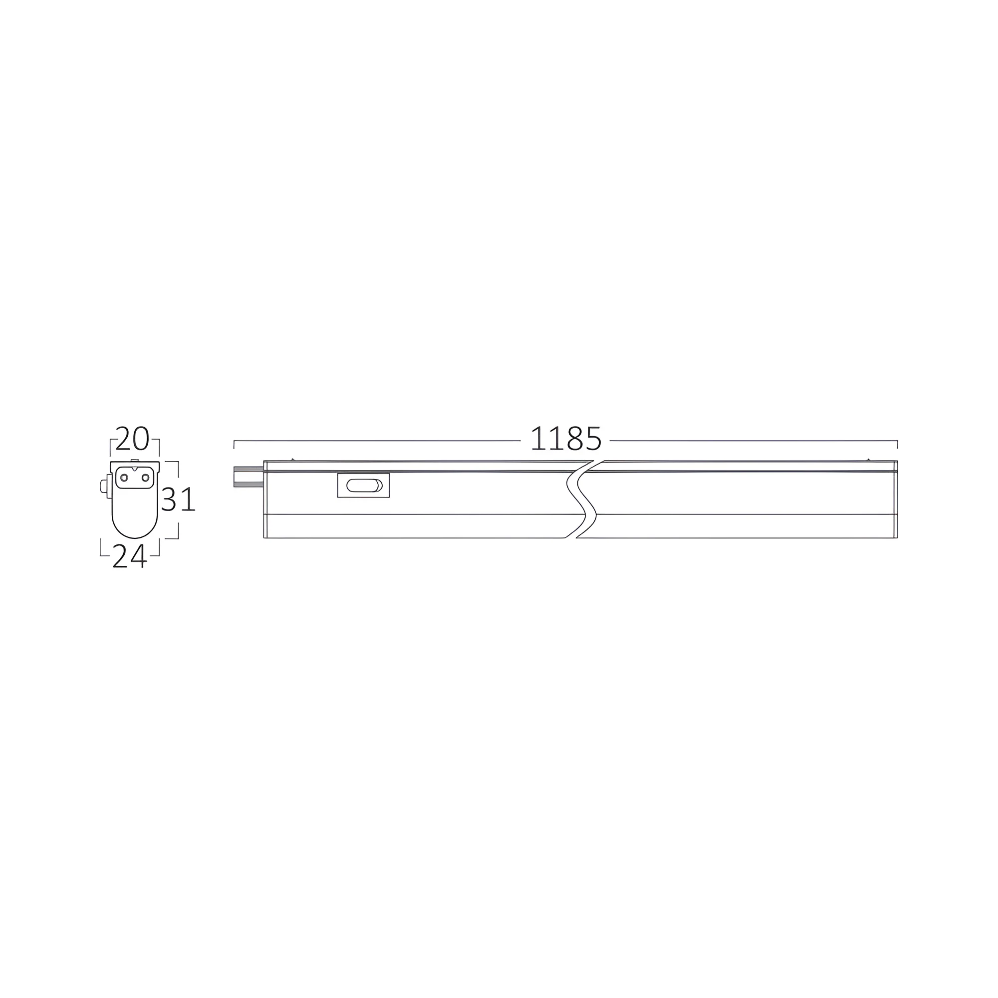 LED linijska svjetiljka okrugla 14 W bijela 4000 K Braytron BN11-01410 - Image 4