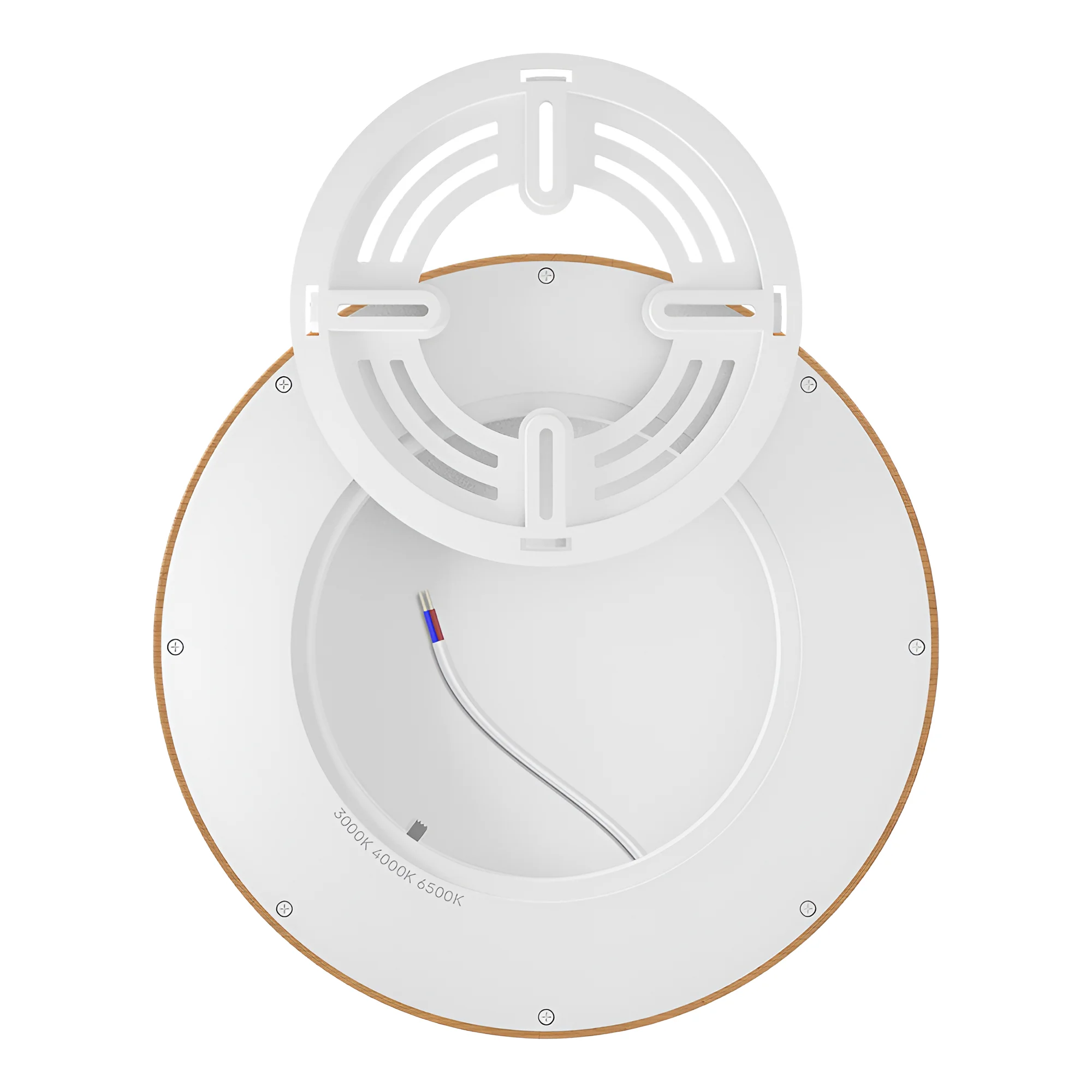 LED plafonjera okrugla 20 W u dekoru drveta 3CCT Braytron BP07-00287 - Image 5