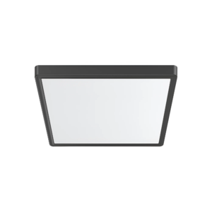 LED plafonjera kvadratna 26 W crna 3CCT Braytron BP07-10381