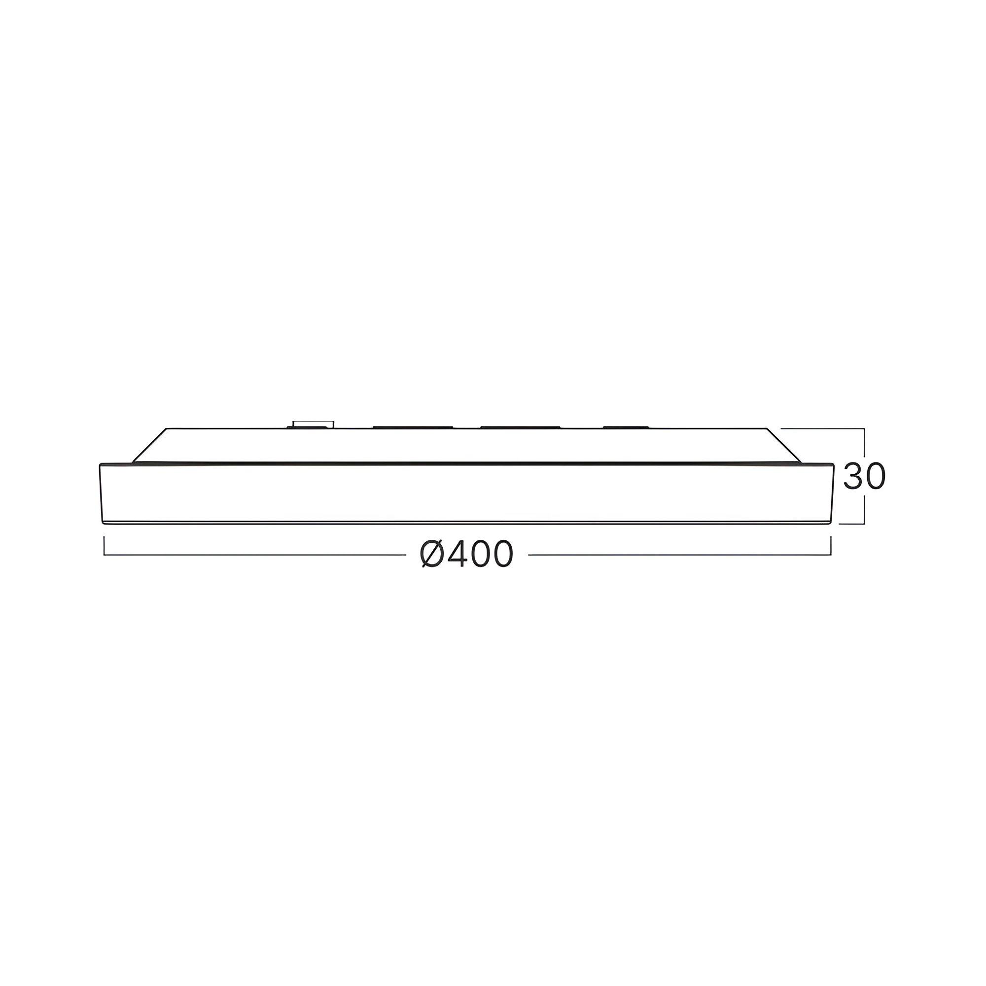 LED plafonjera okrugla 35 W bijela 5cct Braytron BP07-20480 - Image 6