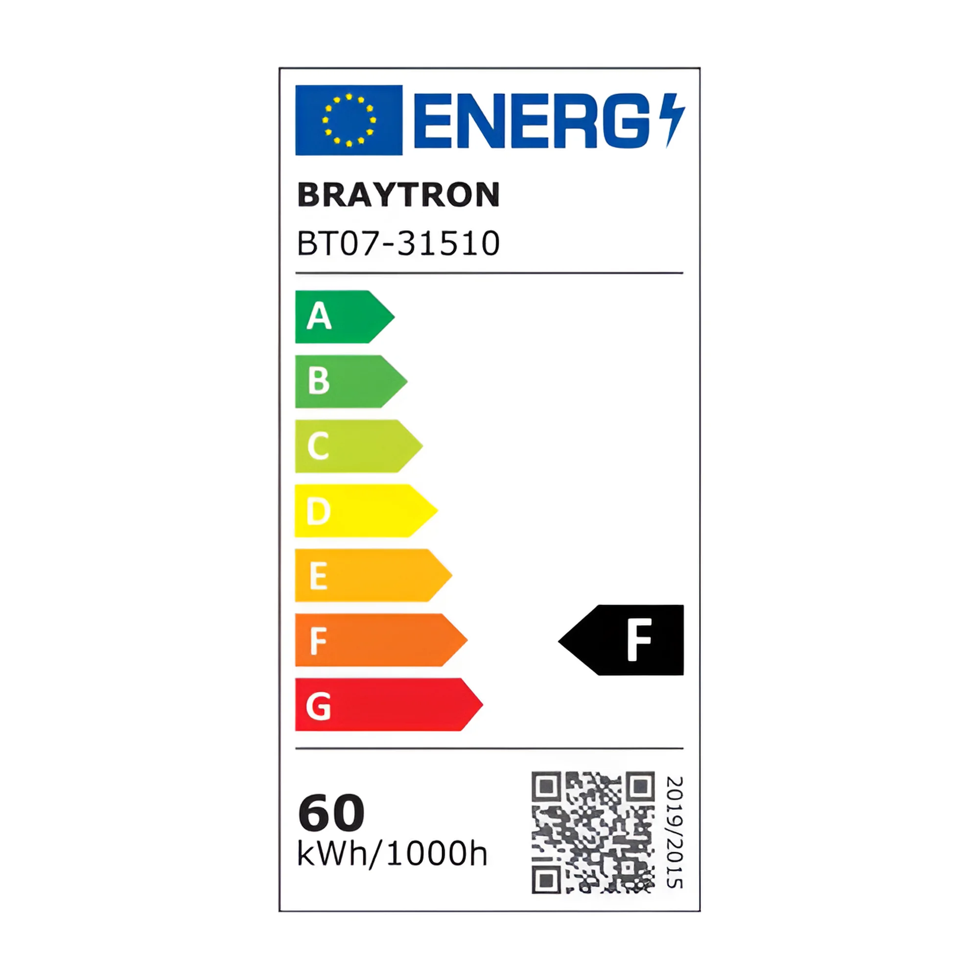 LED vodootporna svjetiljka M 60 W 4000 K IP65 Braytron BT07-31510 - Image 9