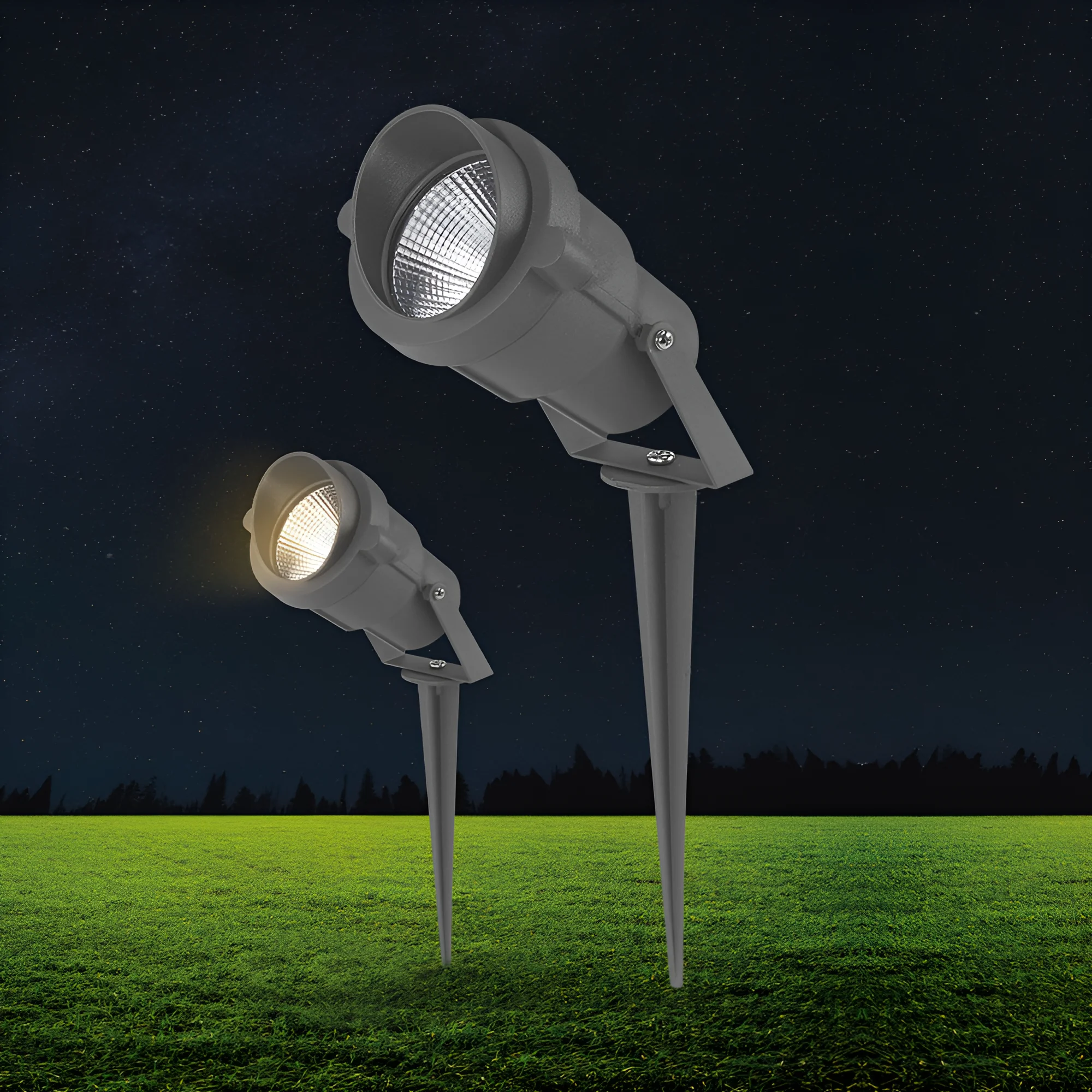 LED ubodna svjetiljka 9 W siva 6500 K IP65 Braytron BT25-00132 - Image 2