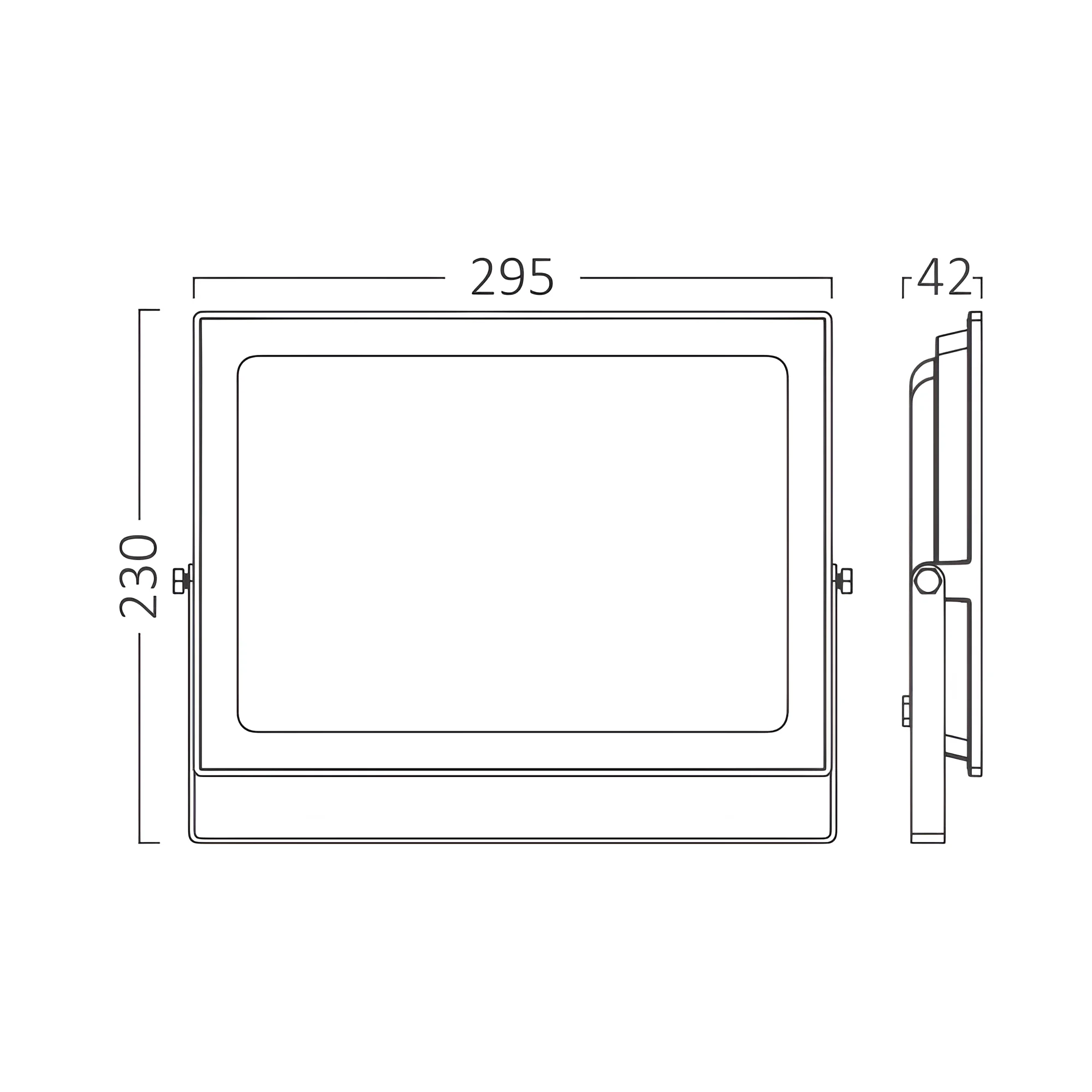 LED reflektor 150 W crni 4000 K IP65 Braytron BT60-39411 - Image 5
