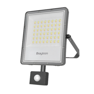 LED reflektor 50 W sivi 3CCT IP54 sa senzorom Braytron BT65-25082