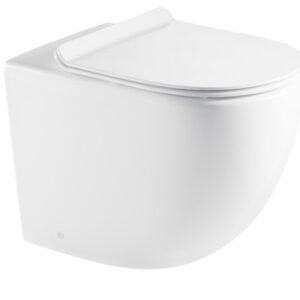 WC šolja podna + daska duroplast ugradbena 57x36x41cm RIMLESS FLORA V