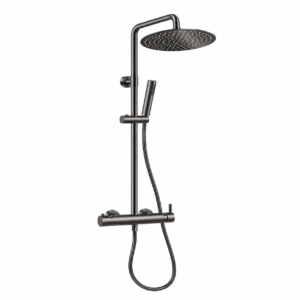 Usponski tuš + baterija gun metal CIRICULUS R