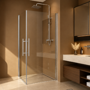 Tuš kabina 90x90x195cm prozirno staklo ROLO-180 V